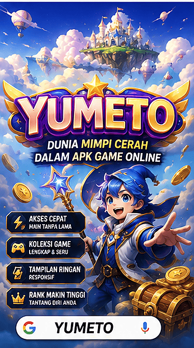 Galeri pratinjau visual YUMETO build APK resmi terbaru